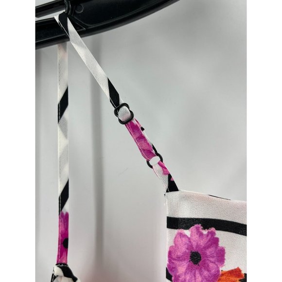 J. Crew Women's Floral Tropical Flower Striped Camisole Top Size 0 Summer - Picture 6 of 11